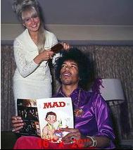 Jimi Hendrix Haircut Photo Salon Decor Collection