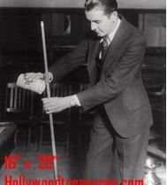 Ralph Greenleaf Chalking Stick Photo/Poster Billiards Classic Collection