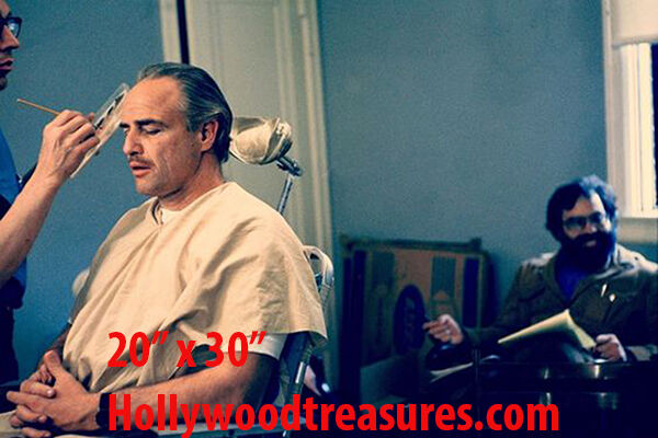 Marlon Brando~Godfather~Barber~Mob~Photo~Entertainment Room~Poster