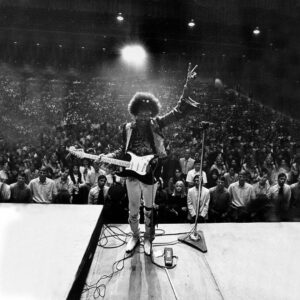 Jimi Hendrix~Concert~Photo~Poster