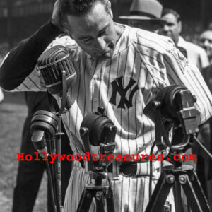 Lou Gehrig~NY Yankees~Farewell Speech~Photo~Poster