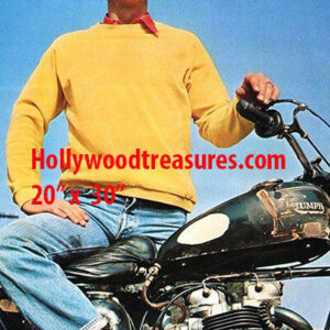 Steve McQueen~Triumph Motorcycle~Biker~Motocross~Photo