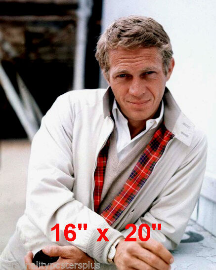 Steve McQueen~Color~King of Cool~Fashion~#11~Poster~Photo