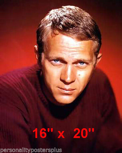 Steve McQueen~King of Cool~Color Portrait~#11~Photo~Poster