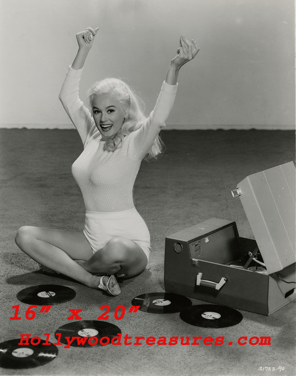 Mamie Van Doren~Vinyl~Disc Jockey~Decor~Music~Entertainment Room Decor