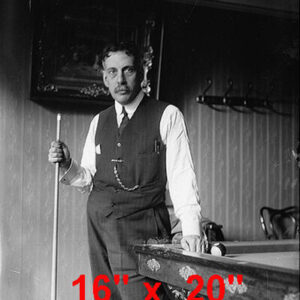 Alfred De Oro~Playing Pool~Cuban~Champion~Billiards~Shooting Pool~Photo