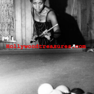 Aretha Franklin~Black int~Pool~Billiards~Playing Pool~Photo 11" x 14"