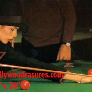 Bianca Jagger~Playing Pool~Billiards~Shooting Pool~Poster~Photo