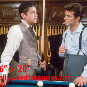 Robert Conrad~Wild Wild West~Shooting Pool~Playing Pool #2~Billiards~Photo