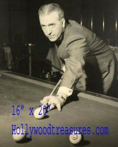Irving Crane~Playing Pool`#4~Pool Hall~Billiards~Shooting Pool~Photo