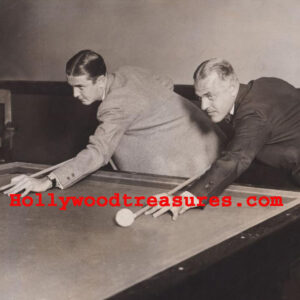 Ralph Greenleaf~Willie Hoppe~Playing Pool~Champion~Shooting Pool~Billiards~Decor~Photo~Poster