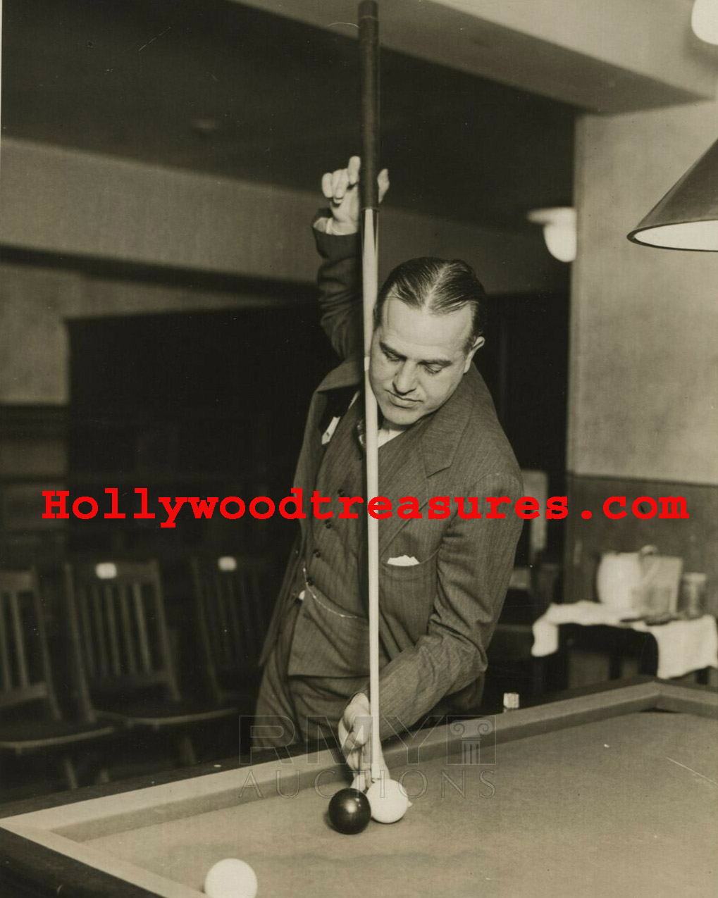 Willie Hoppe~Playing Pool~Trick Shot ~Billiards~Shooting Pool~#10