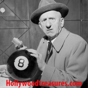 Jimmy Durante~8 Ball~Billiards~Shooting Pool~Playing Pool~Photo~Poster
