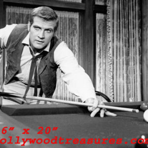Lee Majors~Million Dollar Man~Playing Pool~Billiards~Pool Hall~Decor~Entertainment Room