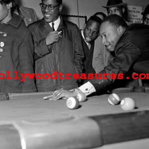 Martin Luther King~Pool Poster~Playing Pool~#5~Billiard~Poster~Photo