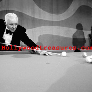 Willie Mosconi~Brunswick~Playing Pool~Champion~Billiards~Shooting Pool~#4~Photo