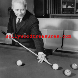 Willie Mosconi~Brunswick~Playing Billiards~#8~Playing Pool~Photo~Poster