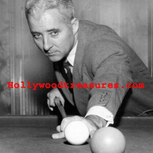 Willie Mosconi~Brunswick~Billiards~#15~Shooting Pool~Playing Pool~Photo