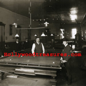 Shooting Pool~Pool~Pool Hall~Billiards~Playing Pool~1890~Poster~Photo