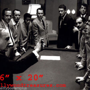 Ratpack~Martin~Sinatra~Playing Pool~Billiards~Shooting Pool~Poster #4~Photo