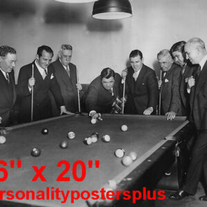 Babe Ruth~NY Yankees~Shooting Pool~Playing Pool~#4~Billiards~Poster~Photo