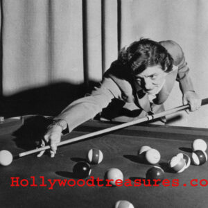 Ruth McGinnis~Shooting Pool~Playing Pool~Woman Champion~Billiards~Poster~ Photo