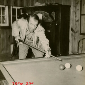 James Stewart~Shooting Pool~Playing Billiards~Photo~Poster for Your Entertainment Room