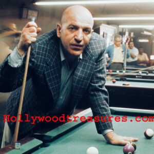Telly Savalas~ Playing Pool~Billiards~Shooting Pool~Kojak~Color~Poolhall Decor~Photo~Poster