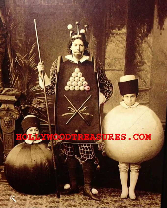 Father with Sons~1886~Billiards~Pool Poster~Playing Pool~Billiards~Poster~Photo