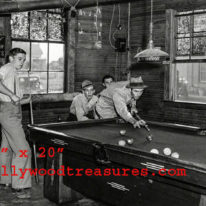 Pool Hall~Playing Pool~Pool~Billiards~Playing Pool~Poster~ Print~Photo