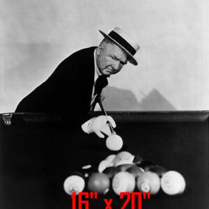 WC Fields~Shooting Pool~Pool Hall~Billiards~#3~Poster~Photo