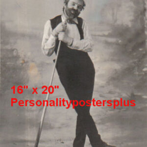 WC Fields~w/ Pool Stick~Pool~Pool Hall~#4~Billiards~Poster~Photo