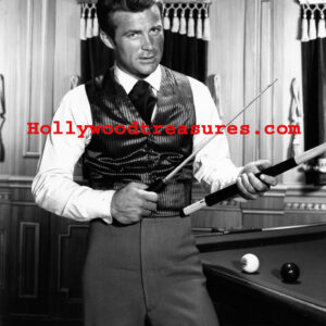 Wild Wild West~Playing Pool~Billiards~Robert Conrad~Photo~Poster
