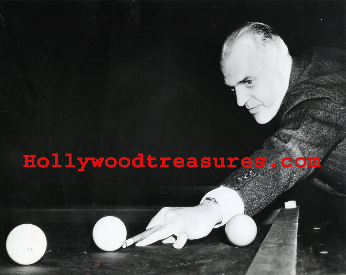 Willie Hoppe~Playing Pool~Pool Hall~Trick Shot~Billiards~Shooting Pool~#30~Photo