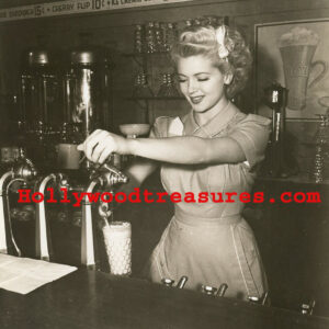 Lana Turner~Soda Jerk~Restaurant Decor~Diner Decor~Photo