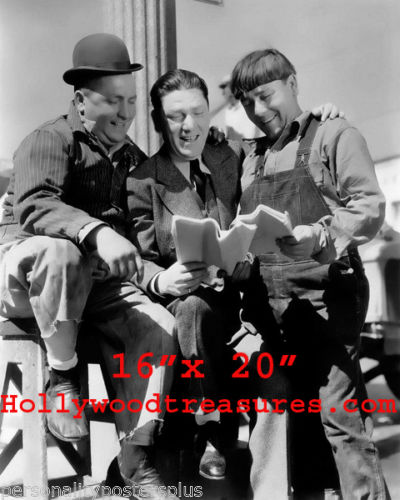 Three Stooges~Curley~Moe~Shemp~Comedy Team~Poster~ Photo