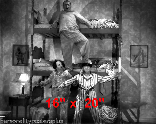 Three Stooges~Comedy Team~Bunk Beds~Poster~ Photo