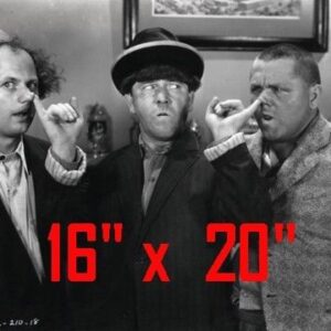 Three Stooges~Photo~Comedy Team~Poster~Nose