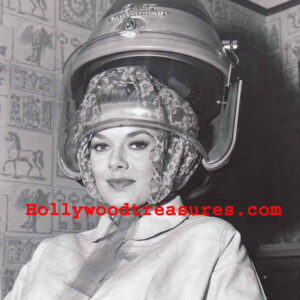 Leslie Parrish~Hair Salon~Spa~Hair Dryer~Retro~Photo~Decor~Stylist~Poster~Photo