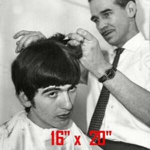 George Harrison~Hair Salon~Spa~Barber~Photo~Rockabilly~Stylist~Beatles