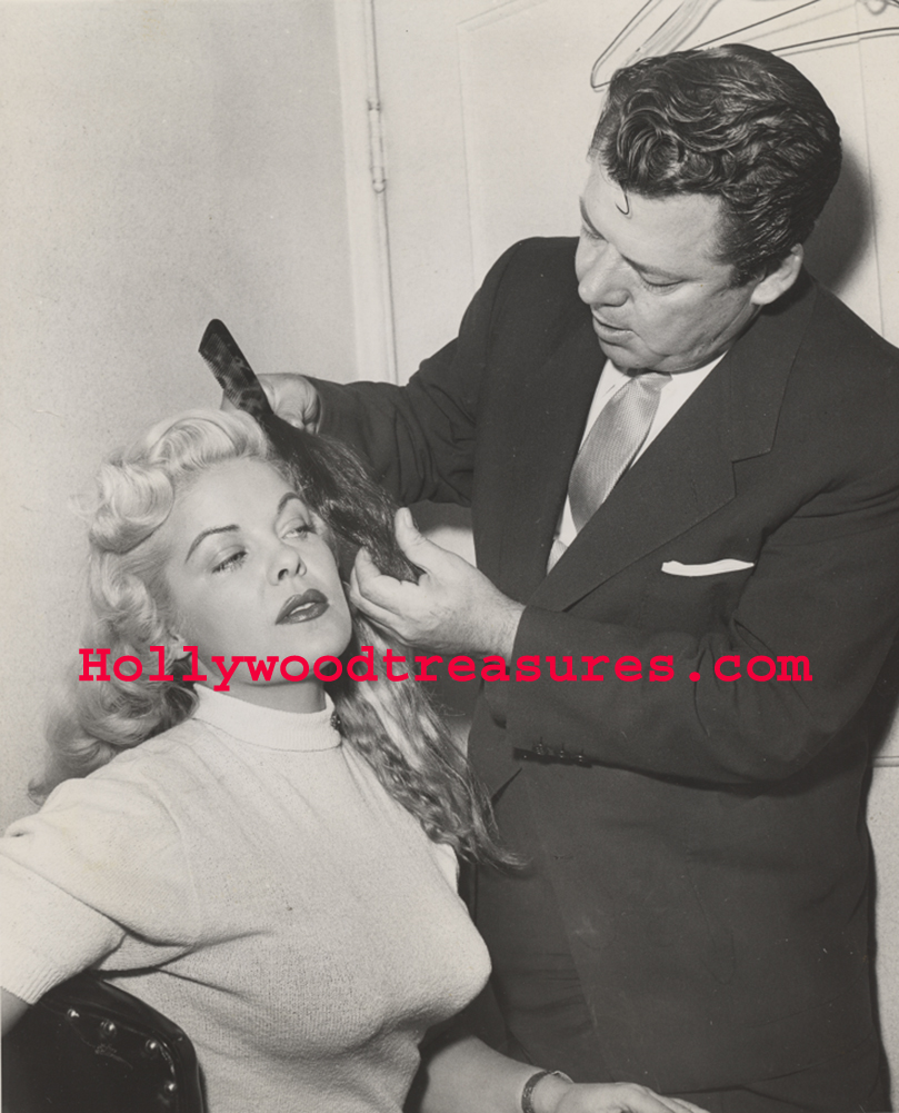 Cleo Moore~Eye Care~Hair Salon~Perc Westmore~Makeup~Beauty Salon~Photo~Decor~Poster