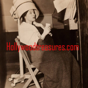 Greer Garson~Hair Salon~Makeup~Vintage Hair Dryer~Beauty Salon~Photo ~Decor~Poster