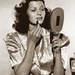 Rita Hayworth~Hair Salon~Spa~Lipstick~Photo~Decor~Stylist~Poster