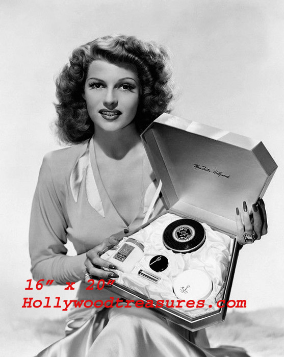 Rita Hayworth~Salon Decor~Hair Salon~Max Factor~Lipstick~Spa~Photo~Poster
