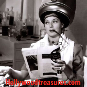 Rosalind Russell~Hair Salon~Hair Dryer~Decor~Photo~Stylist~Poster