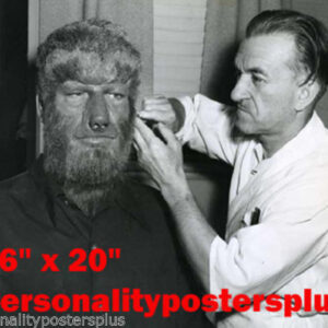 Wolfman~Jack Pierce~Lon Chaney Jr~Barber~Hair Salon~Photo~Poster