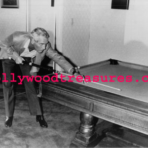 Hustler~Paul Newman~Playing Pool~Billiards Photo~Older~Photo Poster